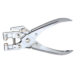 可得优气眼钳护圈打孔器单孔扣气孔装订打眼气动打孔机手持手动纸张扣眼打洞器环扣圆孔活页扣环压孔开孔神器