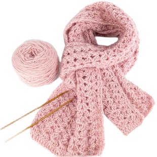 松鼠绒毛线3两大团手工diy编制围巾帽子毛衣亮丝松鼠纱围巾材料包