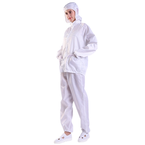 男女连帽连体无尘服防尘防静电防护工作服