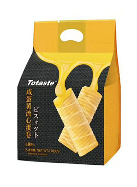 totaste休闲小吃网红夹心蛋卷