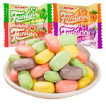 马来西亚进口欢特思水果软糖苹果番石榴黑加仑芒果味袋装解馋零食