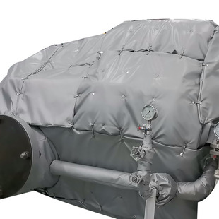 加热流体泵保温套耐高温泵体保温衣保温隔热定制可拆卸反应釜罐体