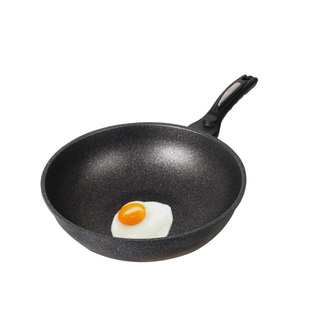 韩国kitchenart麦饭石不粘锅炒锅原装进口不沾锅麦石锅家用炒菜锅