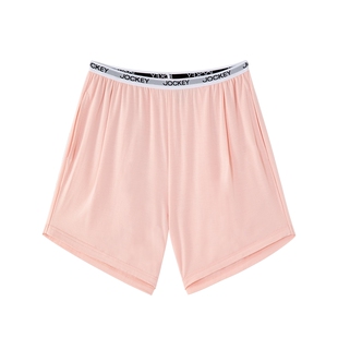 Jockey睡裤女夏薄款莫代尔短裤可外穿少女家居裤宽松大裤衩女