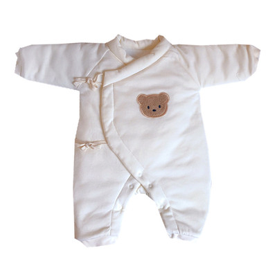 纯棉A类小熊连体衣秋冬顺风包邮