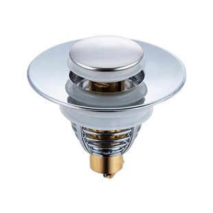 洗手盆漏水塞子洗脸盆下水器配件面盆弹跳芯配件按压式水槽塞防臭