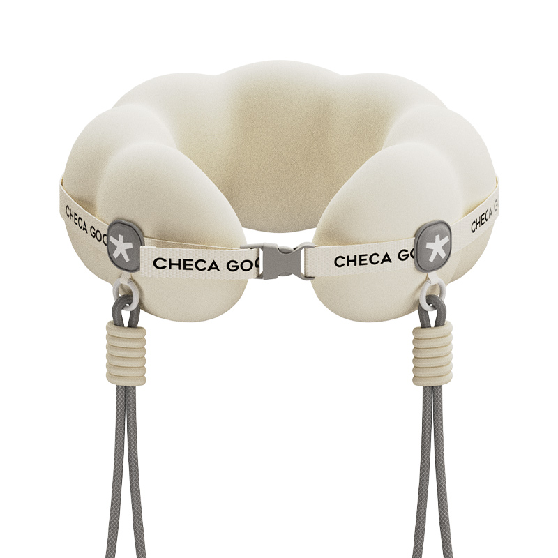 祺加质品u型枕旅行便携颈枕飞机睡觉枕头脖子脖枕显眼包护颈u形枕