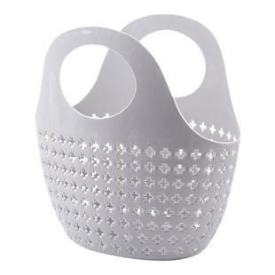 洗澡提篮澡堂洗澡篮子手提浴室可爱收纳筐洗漱用品沐浴蓝收纳篮