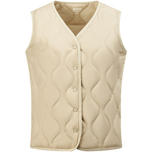 波司登爆款羽绒马甲女士短款居家修身内胆妈妈轻薄保暖内搭外套