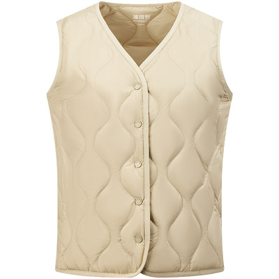 新款羽绒马甲女士短款居家