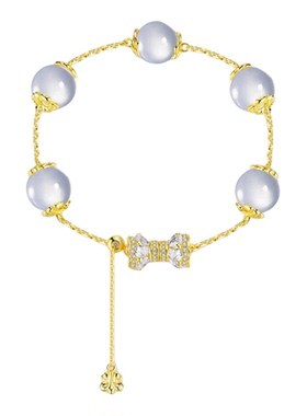 轻奢气质高级感冰透圆珠百搭手链