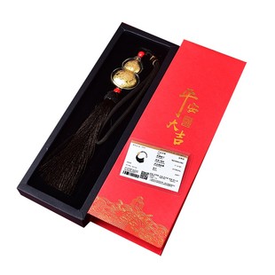 2025马本命年挂坠999足金小老虎钥匙扣黄金包吊坠挂件护佑 赚钱虎