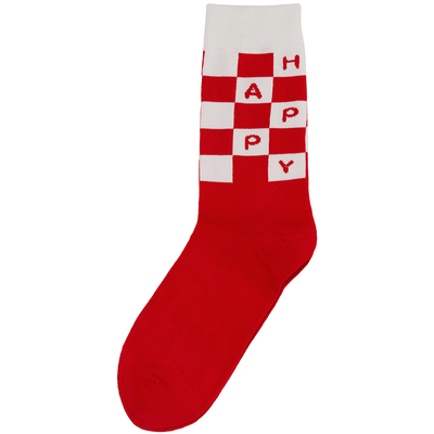 意尔康红袜子女长筒袜百搭ins潮流个性情侣款本命年红袜子男潮袜