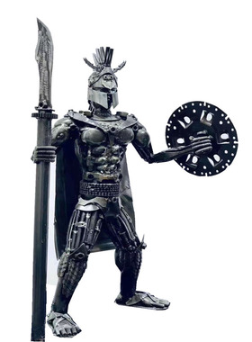 机器人摆件地铁纯手工庭院