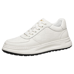 [杨烁同款]ZRO零度白色休闲板鞋轻量厚底商务小白鞋男冬季S33536