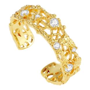 OOAK列维斯蕾丝系列戒指轻奢女士藤蔓指环气质款女饰品别致戒指