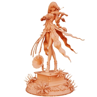 《鸣潮》弗洛洛白膜1/6比例 定制gk白模 手办白模 GK动漫周边