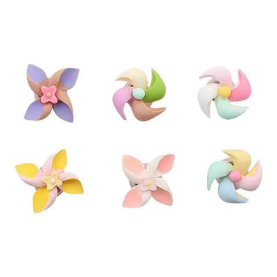 车载小风车旋转陀螺创意装饰摆件