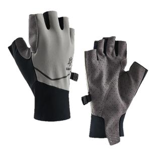 KAILAS凯乐石半指徒步手套耐磨防滑插扣防丢透气高弹快速穿戴
