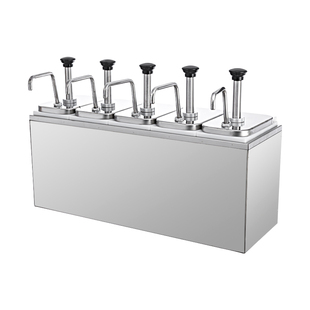 奶茶店专用不锈钢酱汁泵果酱糖果浆挤压壶按压瓶定量手压式分装瓶