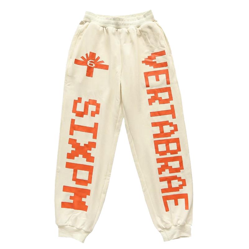 Vertabrae sweatpants 立体字母3色运动男女休闲长裤