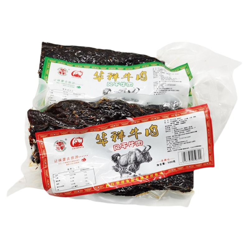 华祥风干牛肉干真空大凉山特产