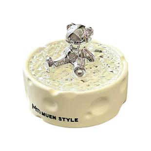 客厅烟灰缸家用高端大气上档次创意带盖防飞灰烟缸高级感可爱摆件