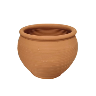 老式手工招财陶罐聚宝盆祈福黄土罐乔迁新居客厅摆件风水陶土罐子