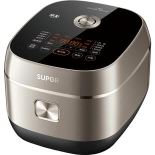 苏泊尔0涂层球釜IH电饭煲3L4L家用2-8人可用316L不锈钢智能电饭锅