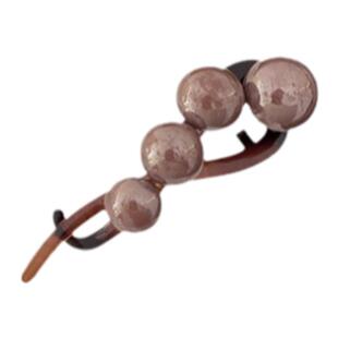 简约大号珍珠一字发夹女2025新款后脑勺高级感抓夹扭扭夹气质头饰