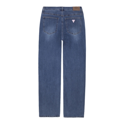 GUESS商务通勤微弹直筒牛仔长裤