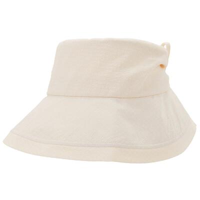 热风2025年春季新款女士抽绳盆帽