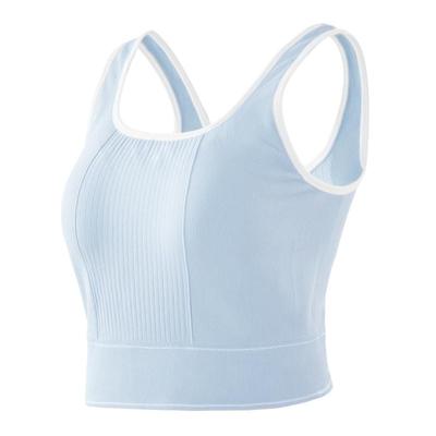 大码运动背心女胖mm带胸垫外穿