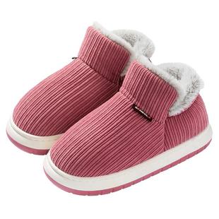 棉拖鞋女士冬季全包跟室内家居保暖加绒厚底防滑毛毛月子棉鞋男款