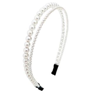 女童公主发饰儿童珍珠发箍生日发卡宝宝花童头饰女孩森系仙美头箍