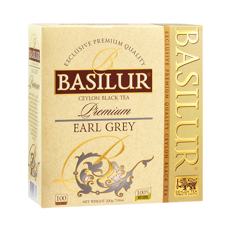 BASILUR宝锡兰优选伯爵红茶包100袋泡茶 earl grey伯爵茶红茶茶包