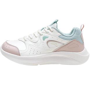 安踏女鞋跑步鞋官方旗舰正品2026新款防水轻便减震皮面休闲运动鞋