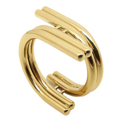 ALP独你无二系列金色U型四层戒指