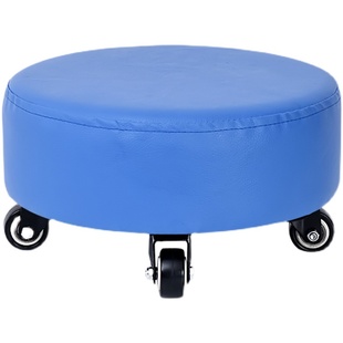 滑轮凳子可移动家用凳子美缝擦地凳换鞋凳学步矮凳创意带轮小凳子