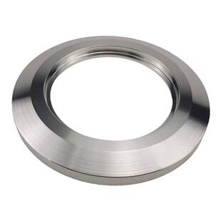 不锈钢KF开孔盲板 304内焊真空快装法兰环圈开口插焊堵片16 25 40