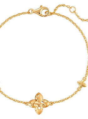 JAY金影花窗925银手链生日礼物