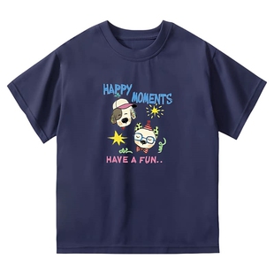 胖女童短袖T恤冰凉青少年大码少女装夏大童装宽松女孩薄款上衣服
