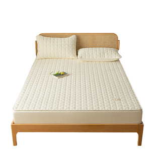 恒源祥彩羊防水床笠罩2025新款四季通用夹棉纯棉隔尿床垫保护罩套