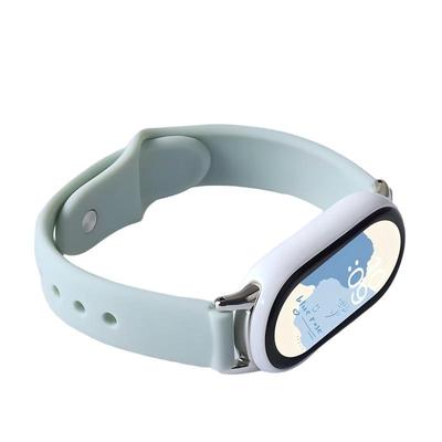 适用小米10表带运动液态硅胶腕带