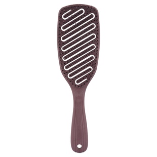 排骨梳蓬松高颅顶女士专用发根蓬松造型梳鬃毛镂空顺发按摩大弯梳