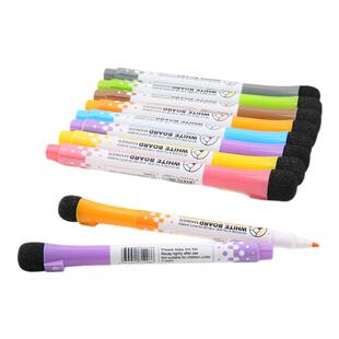 可擦白板笔磁吸细头水性黑色无毒彩色可擦画黑板涂鸦彩色水笔