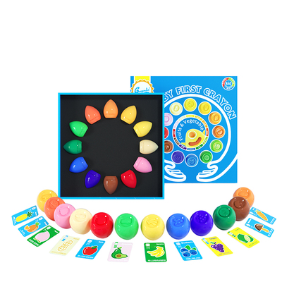 crayonlab儿童早教鸡蛋蜡笔