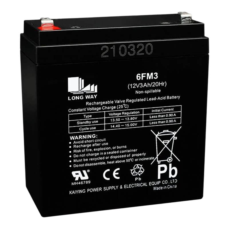 龙威12V3AH户外音响电池