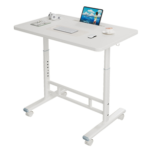 可升降床边小桌子学习书桌笔记本电脑桌支架懒人卧室床边桌边几大学生宿舍学生写字小桌板儿童看书课桌膝上桌