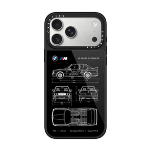 现货CASETiFY联名BMW宝马M3设计图E30手机壳适用苹果iPhone17ProMax/Air/16/15/14/13Plus磁吸保护套防摔潮牌